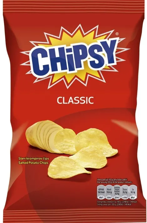 CHIPSY 80 g SLANI CHIPSY