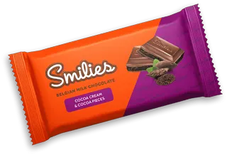 Cokolada sa lesnik kremom Smilies 94g
