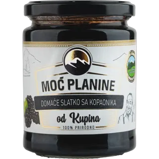 DOMACE SLATKO SUMSKA KUPINA 380gr MOC PLANINE