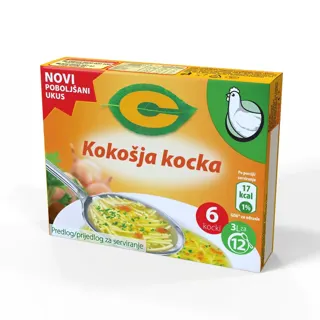 C kokošije kocke za supu MK10 66g