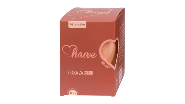 hawe traka za grudi boja kože 10cmx5m hawe