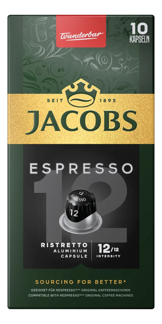 KAFA JACOBS KAPSULE NCC ESPRESSO RISTRETTO 52G 10/1 JACOBS