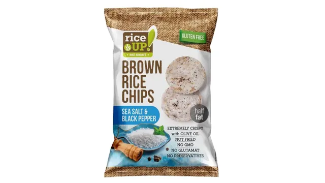 Cips-pirinca,morska so,crni biber,gf 60g Rice Up