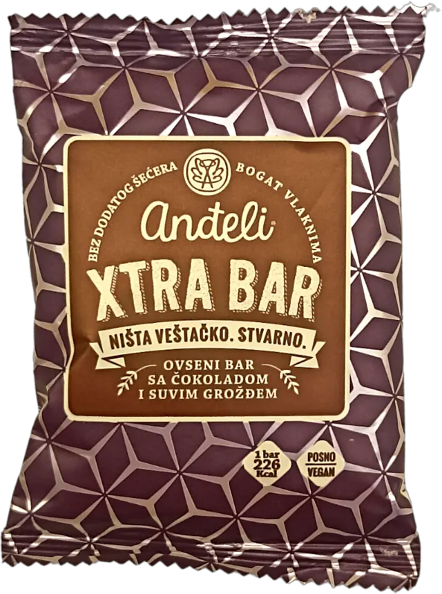 Xtra Bar cokolada Andjeli 60g Andjeli