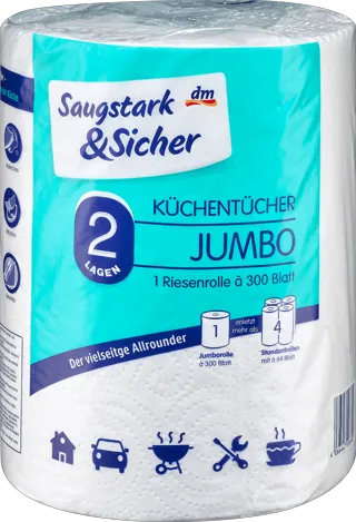 Saugstark&Sicher kuh. ubrusi 2-sl. 1kom