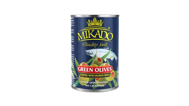 MASLINE ZELENE PUNJENE PASTOM OD LOSOSA 280G MIKADO OSTALO