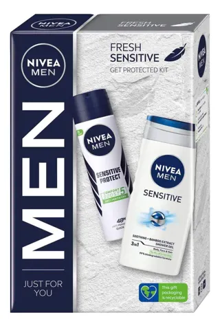 SET MEN FRESH SENSITIVE BOX NIVEA