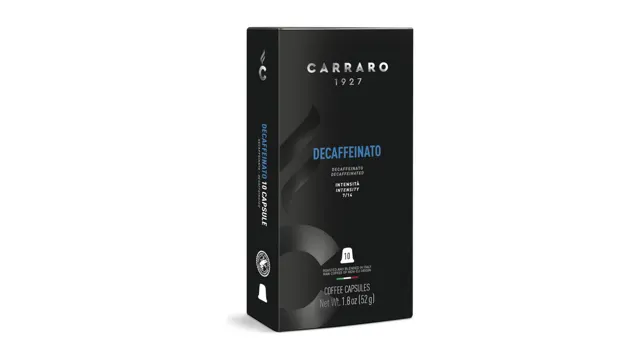 KAFA DECAFFEINATO KAPSULE 5.2gr SILBO CARRARO
