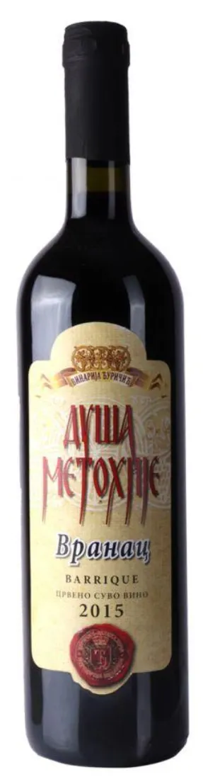 Vino Vranac 2016 Dusa Metohije 0,75l Dusa Metohije