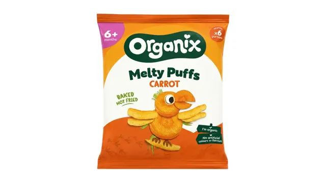 Organix šargarepa flips 6m+ 20g Organix