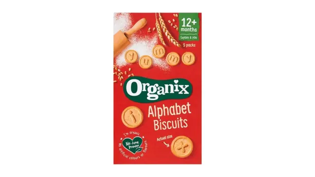 Organix alfabet keksići 12m+ 25g Organix