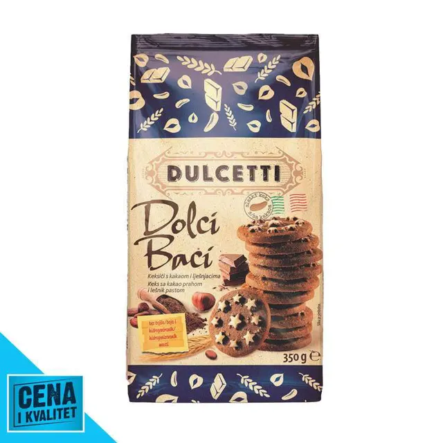 KEKS DOLCI BACI 350G DULCETTI DULCETTI