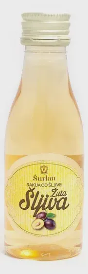 RAKIJA SLJIVA ZUTA 40% 0.05L SURLAN SURLAN COMPANY