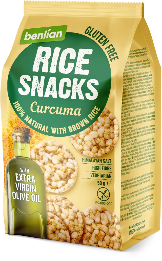 Rice snacks BF 50g Curcuma Kozmetik