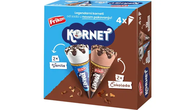 Slad.kornet m4 480ml(264g) FRIKOM