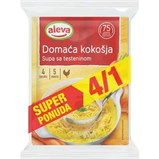 Domaca kokosja bistra supa 4kom 180g
