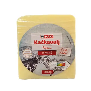 Mesani kackavalj Krstas Maxi 380g