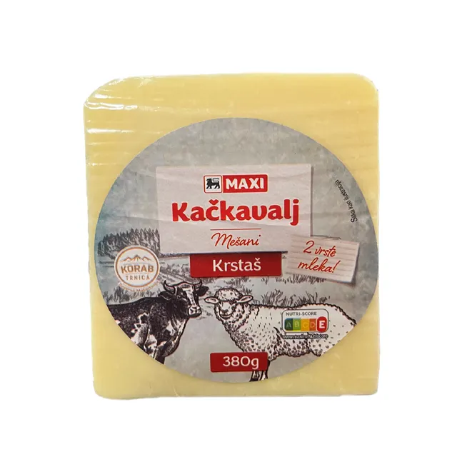 Mesani kackavalj Krstas Maxi 380g Maxi