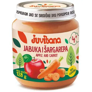 Juvitana kaš.jabuka šargarepa 128G 4m+