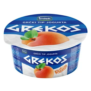 Vocni jogurt kajsija Grekos 150g