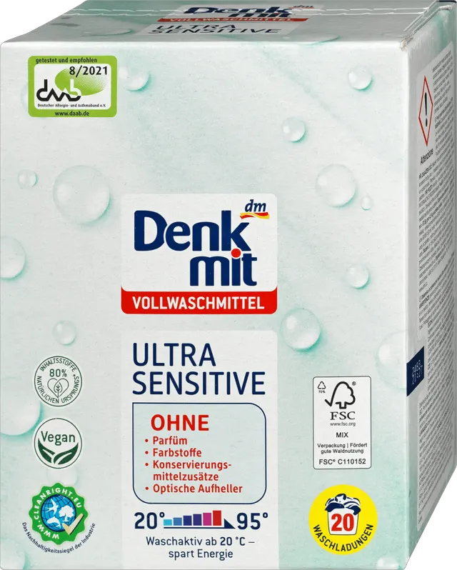 Denkmit sred./pranje veša U.S. 20pranja Denkmit