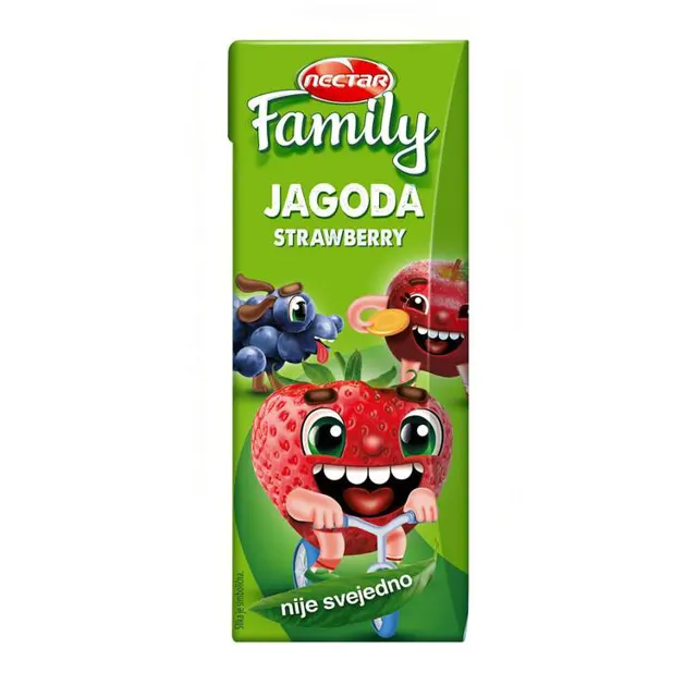 Nektar jagoda Family Nectar 0,2l Family