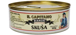 Skusa Atlantska u ulju 250 g Il Capitano
