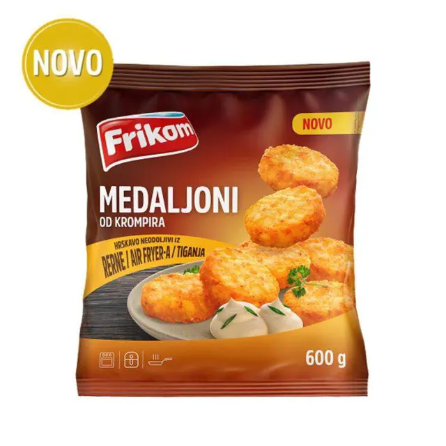 Smrz.medaljoni od krompira 600g Frikom