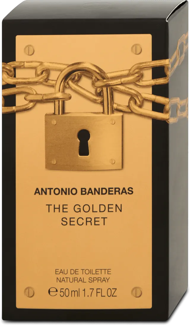 A.BANDERAS GOLDEN SECRETS MAN EDT 50ML ANTONIO BANDERAS