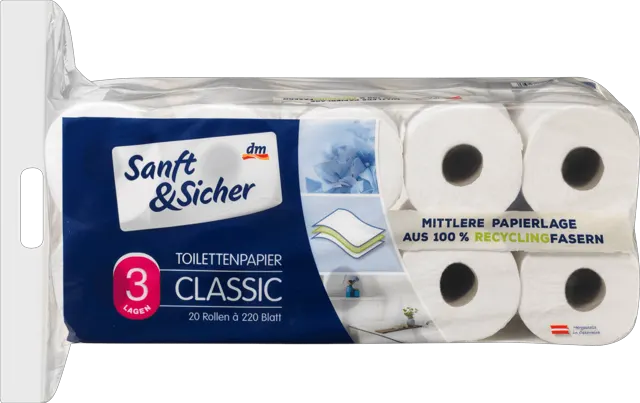 Sanft&Sicher toalet pap. 3-sl. 20/1 Sanft&Sicher