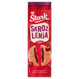 Keks Skroz Lenja visnja Stark 135g