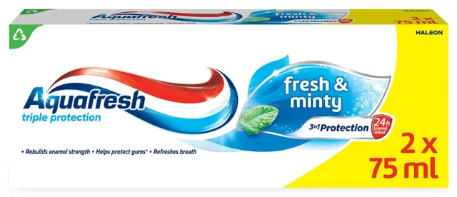 AQF TP FM Duo 2X75 ml Aquafresh
