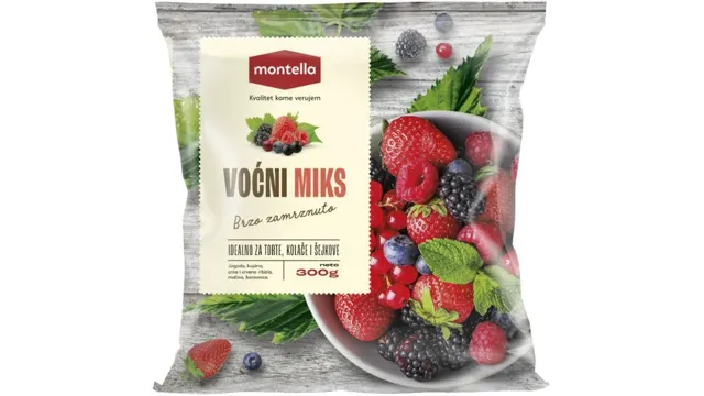 VOCNI MIX SMRZNUTI 300GR MONTELLA MONTELLA