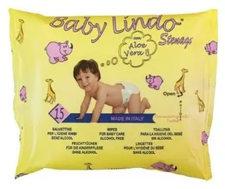 Maramice vlazne Stenago Baby Lindo 15 pc, Sterling