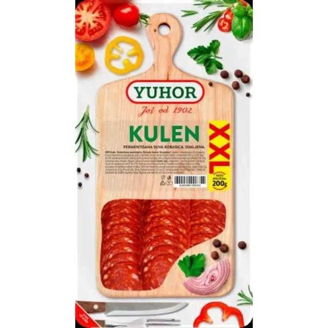 kulen XXL slajs 200gr yuhor YUHOR