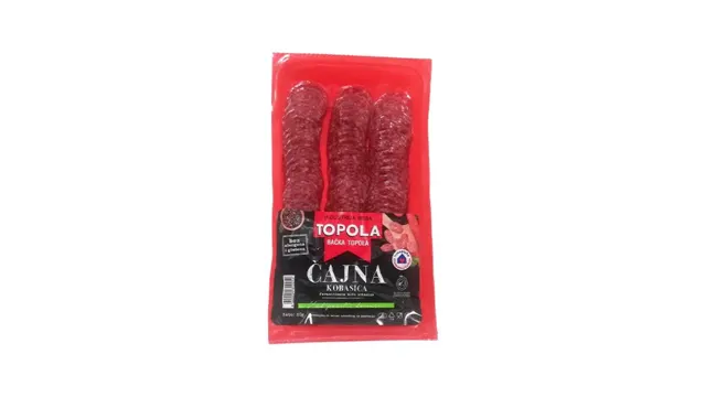 Cajna kobasica slajs IM Topola 80g IM Topola