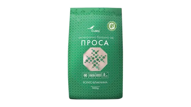 BRAŠNO INTEGRALNO OD PROSA BEZ GLUTENA 500GR SLAVUJ SLAVUJ