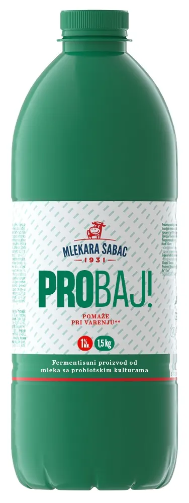 JOGURT PROBAJ 1% 1.5KG Mlekara Šabac