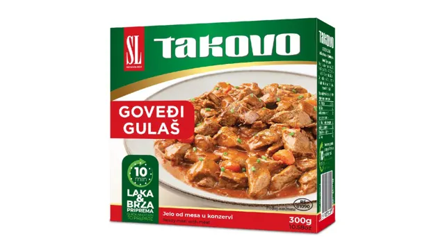 G.J.GOVEDJI GULAS 300gr TAKOVO SWISSLION GROUP* TAKOVO