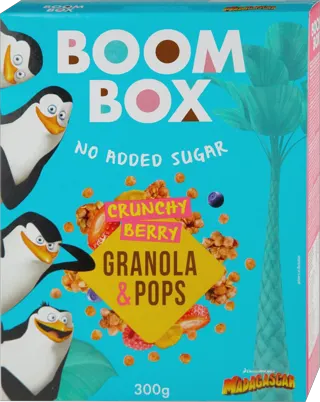 BOOM BOX OVSENA GRANOLA POPS VOĆE 300G