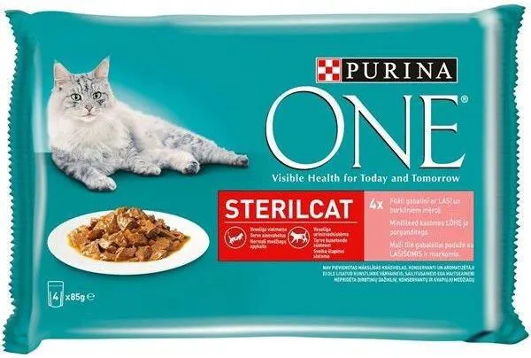 HRANA MAČ STERIL LOS 4X85G PURI ONE PURINA ONE CAT