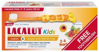 PASTA ZA ZUBE LACALUT 2-6 GOD + CETKICA GRATIS