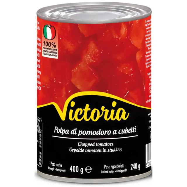 PARADAJZ KOMADIĆI PASTERIZOVANI U SOPSTVENOM SOKU 400GR VICTORIA VICTORIA