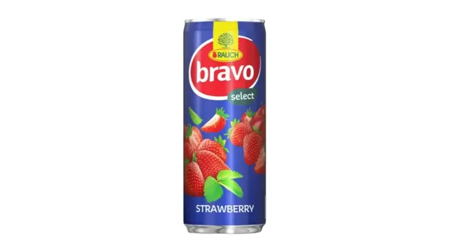 Bravo jagoda 0.25L Limenka ATLANTIC BRANDS - RAUCH