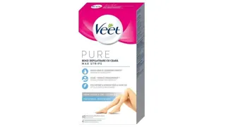 TRAKE ZA DEPILACIJU NOGU PURE 40KOM VEET