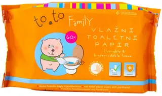 TOALET PAPIR VLAŽNI ZA BEBE 60 KOM TO.TO