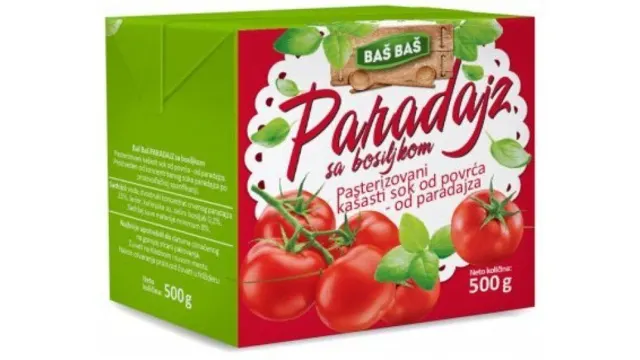 NEKTAR PARADAJZ SA BOSILJKOM BAŠ BAŠ 500G BAS BAS
