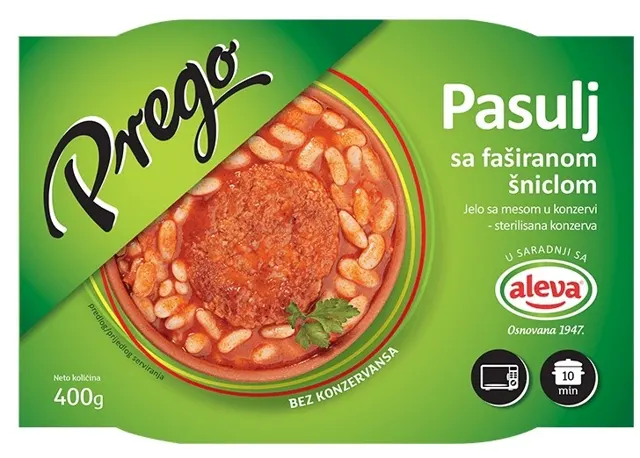 Prego pasulj sa sniclom 400g#20 NELT - NEOPLANTA
