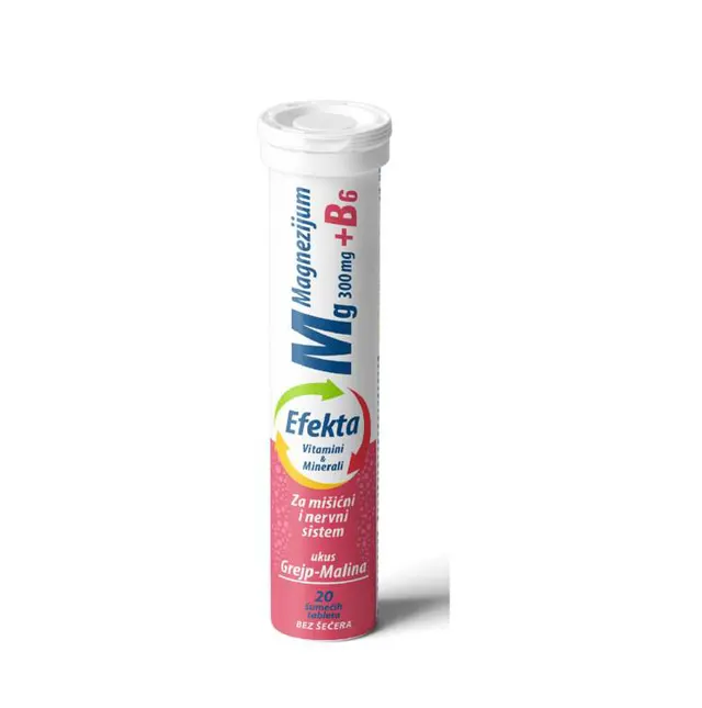 ŠUMEĆE TABLETE MAGNEZIJUM + B6 EFEKTA 20/1 EFEKTA