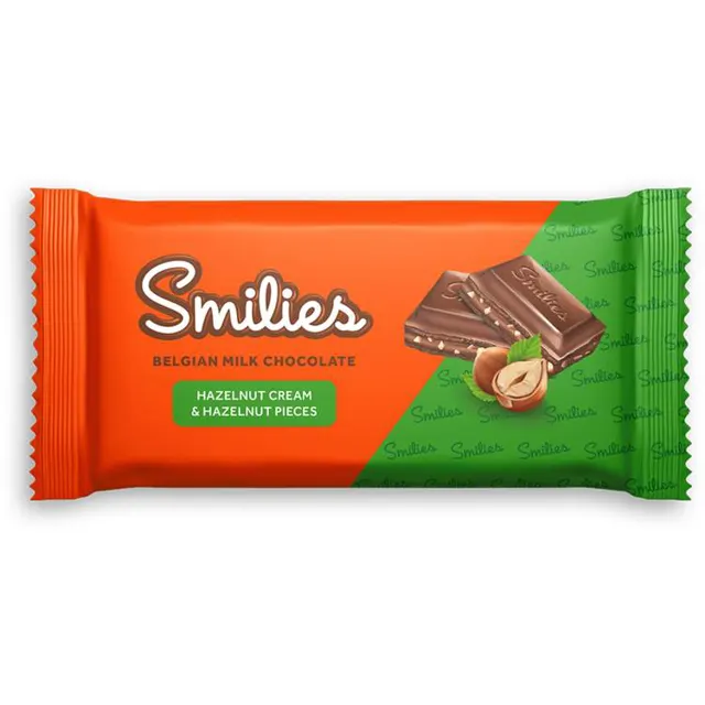 Cokolada komadici lesnika Smilies 98g Smilies